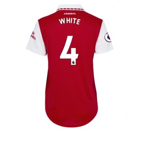 Arsenal Benjamin White #4 kläder Kvinnor 2022-23 Hemmatröja Kortärmad
